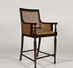 Forbes Caned Bar Chair 